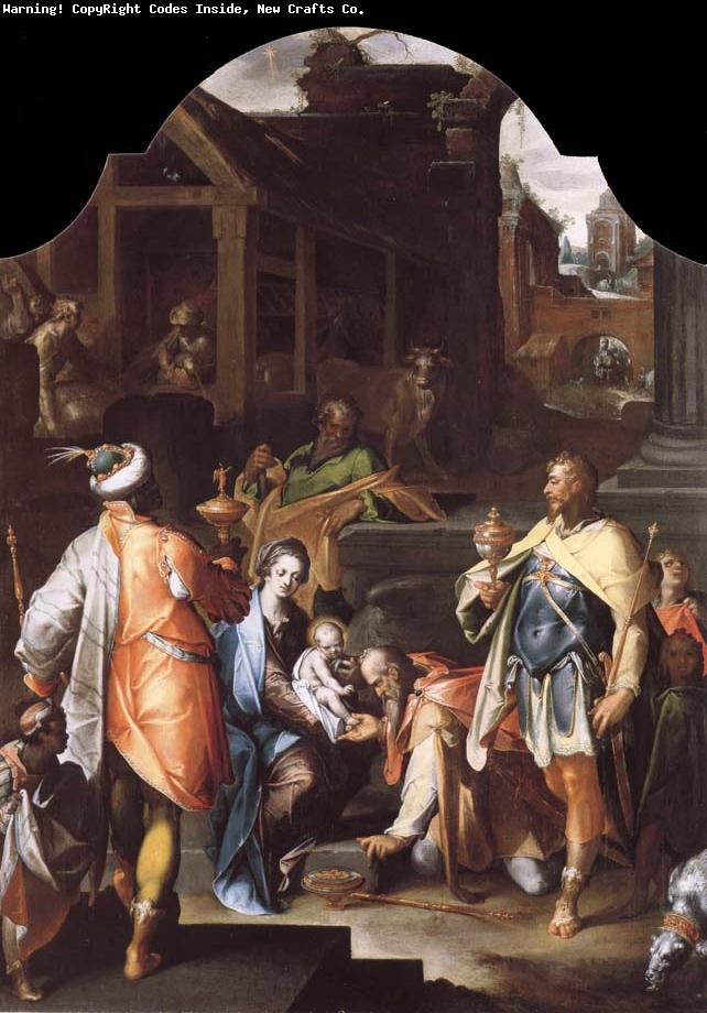 SPRANGER, Bartholomaeus The Adoration of the Kings